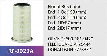 Фильтр воздушный RF-3023AB (1/)