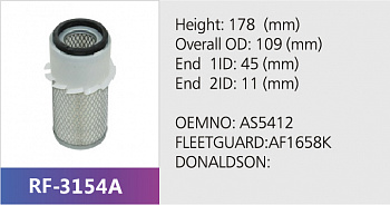 Фильтр воздушный RF-3154A (1/)