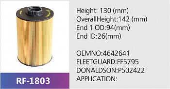 Фильтр топливный RF-1803 (1/)
