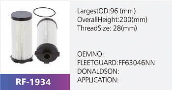 Фильтр топливный RF-1934 (1/)