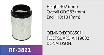 Фильтр воздушный RF-3821A (1/)